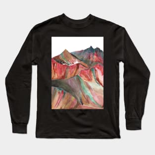 Rainbow Mountain Long Sleeve T-Shirt